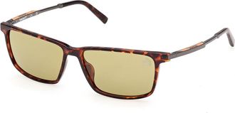 Timberland TB00071 Polarized 52H Mens Sunglasses Tortoiseshell Size 57