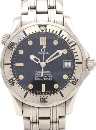 Omega Pre-owned Seamaster Diver 300M Midsize 36mm - Heren - Vintage Horloges - Zwart - ONE Size - Vintage