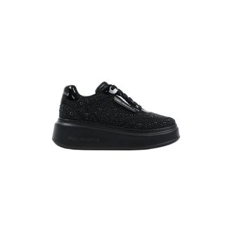 Karl Lagerfeld Schoenen, Dames, Zwart, 40 EU, Leer, Anakapri Sneakers