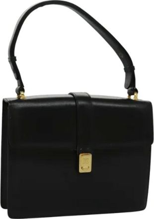Celine Pre-owned Handbags, female, Black, Size: ONE SIZE Pre-owned Vintage Leather Handbag