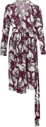 Lardini Bloemenprint Midi Wikkeljurk