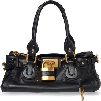 Chloé Tassen, Dames, Zwart, ONE Size, Katoen, Paddington Bag