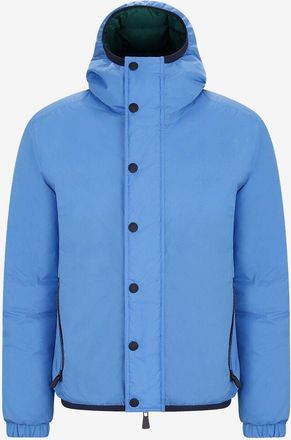 Moncler Kurze wendbare Daunenjacke mit Kapuze Rosiere