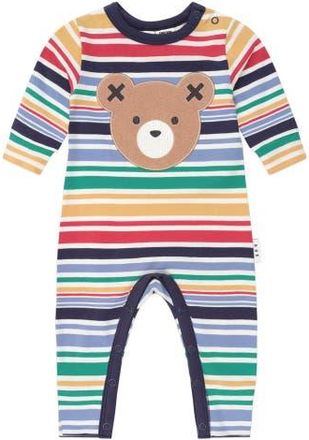 Huxbaby Rainbow Stripe Huxbear Romper in Multi at Nordstrom, Size 12-18M Au