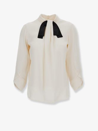 Elisabetta Franchi Camicia in viscosa con dettaglio in contrasto - ELISABETTA FRANCHI - gender_Woman
