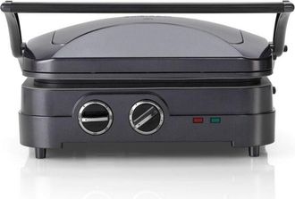 Cuisinart Griglia per carne 2 in 1, 1600W, apertura 180&deg; - gr47be - cuisinart