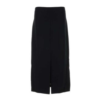 Carven Midi Skirts, female, Black, Size: XS Sk316 Pencil Skirt