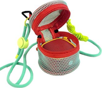 Generic Mesh Bucket Bag - Portable Wireless Speaker Carrying Bag, Breathable Fanny Pack and Small Shoulder Bags for Women and Men, Durable Outdoor Protective 