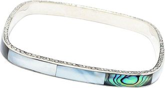 Samuel B. Silver Multi Shell Bangle