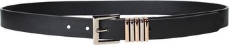 Linea Pelle Two-Tone Keeper Belt in Black at Nordstrom Rack, Size X-Large