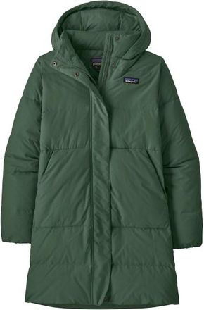 Patagonia Sisar Down Parka Parka f&uuml;r Damen | gr&uuml;n