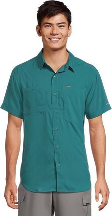 Columbia Silver Ridgetm Utility Lite Short Sleeve Mens Clothing River Blue : 2XL, Polyester