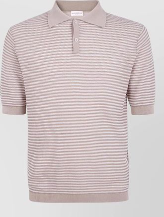 Ballantyne bicolour polo shirt