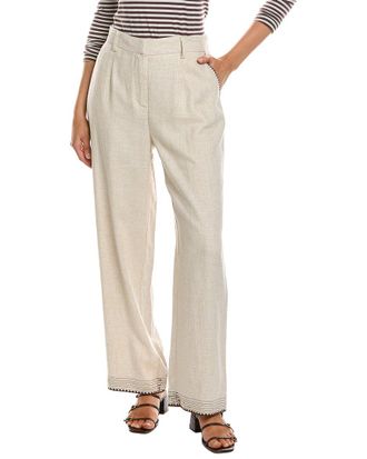 Nanette Lepore Linen-Blend Pant