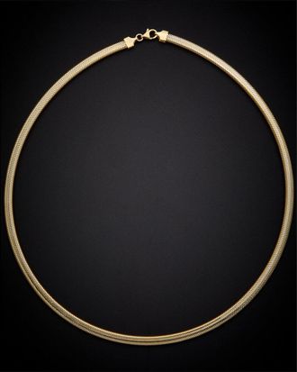 Italian Gold, Inc 14K Italian Gold Flat Mesh Necklace