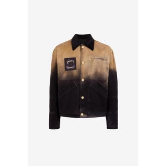 Roberto Cavalli Gradient Workwear Jacket, Brand Size 48 ( US Size 38 )