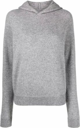 Zadig&Voltaire Felpa con cappuccio Moony grigia - - Sweatshirts & Hoodies - Donna - Grigio - M