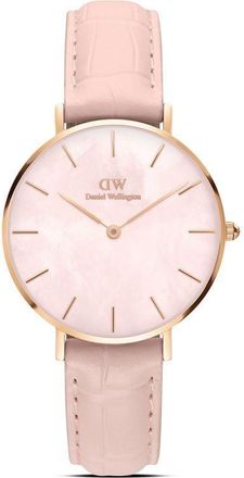 Daniel Wellington Petite Rouge 32mm - women - Leather/stainless steel - One Size - Pink