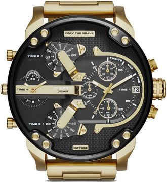 Diesel Dz7333 Mr. Daddy 2.0 Chronograph 57mm - men - stainless steel/glass - One Size - Gold