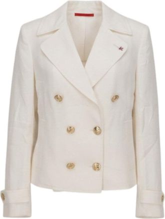 Isaia Womens White Jacket