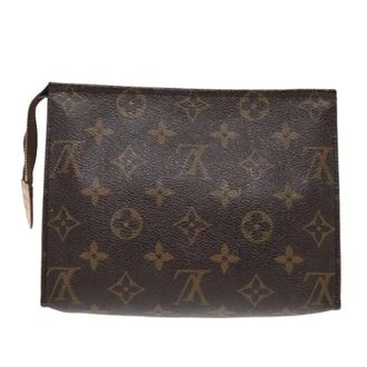 Louis Vuitton Pre-owned Clutches, female, Brown, Size: ONE SIZE Pre-owned Monogram Canvas Pouch