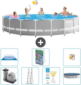 Intex Piscina Prism Frame Redonda - 549x122 Cm - 8-piezas S568