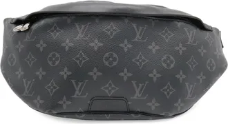 Louis Vuitton Black Gray Monogram Eclipse Monogram Eclipse Pouch Sling Bag (Pre-Owned)