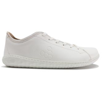 Vivobarefoot Geo Court III Leather Mens Low Top Trainers - Bright White - Size:UK 11.5