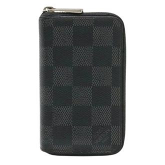 Louis Vuitton Pre-owned Wallets, female, Black, Size: ONE SIZE Pre-owned Damier Graphite Zippy Coin Purse