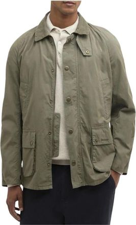 Barbour Ashby Casual Jacket - Heren - Zomerjassen - Groen - L - Katoen - Jassen