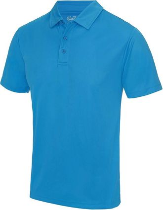 Just Cool Just Cool Mens Plain Sports Polo Shirt (3XL) (Sapphire Blue)