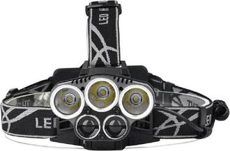 Trade Shop Trade Shop - Frontal Torcia 5 Led Recaricabile 6 Modelos De Excursiones Fish