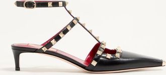 Valentino Garavani Rockstud Court Shoes in Kid Leather 40mm Wo