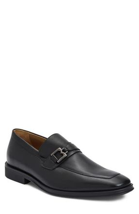 Bruno Magli Raging Side Bit Loafer in Black Calf at Nordstrom, Size 11.5