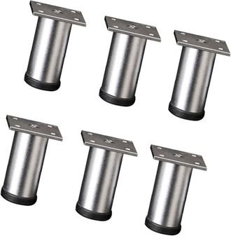 OEM Elevadores De Estructura De Cama Modernos De Aluminio, Patas Plateadas