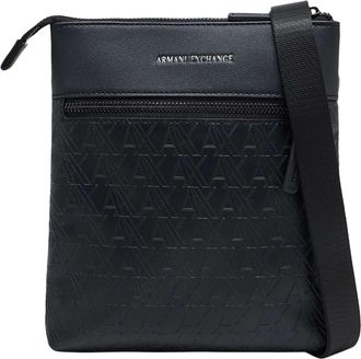 A|X Armani Exchange Platte Schoudertas/Messengerbag, Zwart