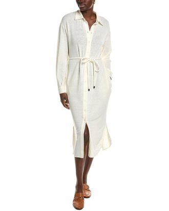Max Mara Leisure Bormida Linen-Blend Shirtdress