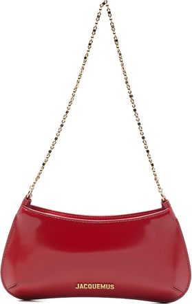 Jacquemus Le Petit Bisou Chaine Leather Shoulder Bag