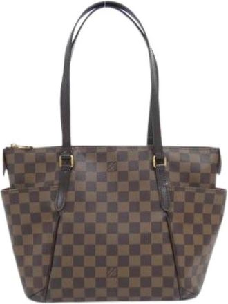 Louis Vuitton Pre-owned Vintage Canvas Tote Bag - Dames - Vintage Shopper - Bruin - ONE Size - Vintage