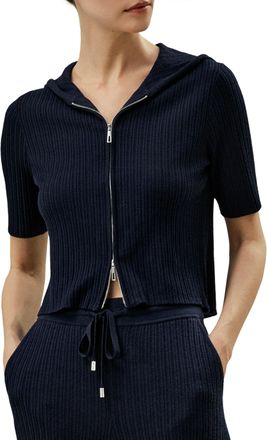 LilySilk Oasis Knit Hoodie