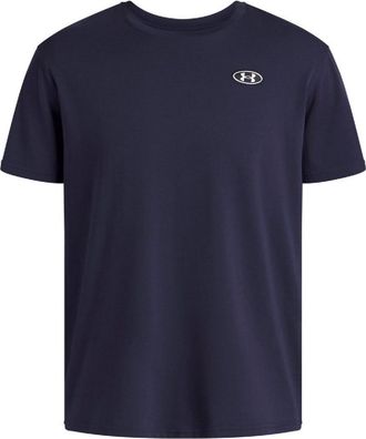 Under Armour Heren Patch Zwaargewicht T-shirt (Blauw)