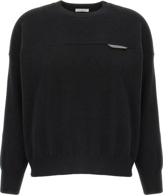 Brunello Cucinelli Mujer, Jerseys, Negro, Talla: L