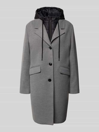 More & More More & More Regular Fit Mantel mit Viskose-Anteil in Mittelgrau, Gr&ouml;&szlig;e 34