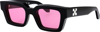 Off-white Unisex Sunglasses Virgil M Pink Acetate