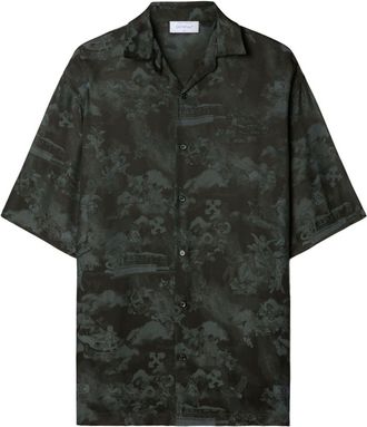 Off-white Fresco bowling shirt - Black