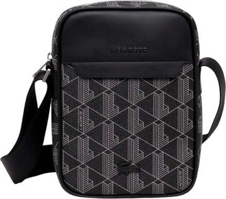 Lacoste The Blend Satchel - - Bags - Uomo - Nero - ONE SIZE