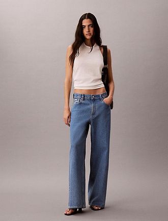 Calvin Klein Low Rise Baggy Jeans