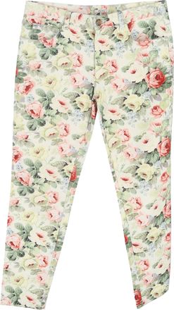 Miu Miu Pants in Floral Print Cotton