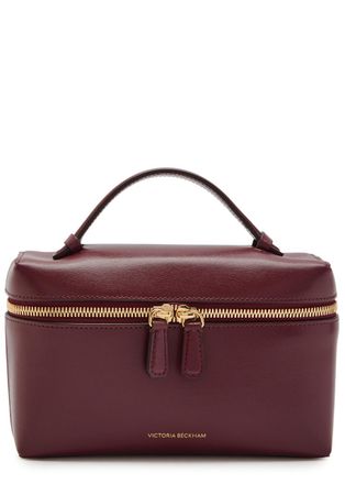 Victoria Beckham Vanity Leather Cross-body bag - Burgundy - One Size