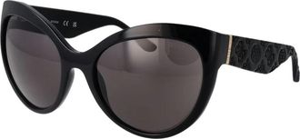 Guess Zwarte Butterfly Zonnebril - Dames - Zonnebrillen - Zwart - ONE Size - Accessoires